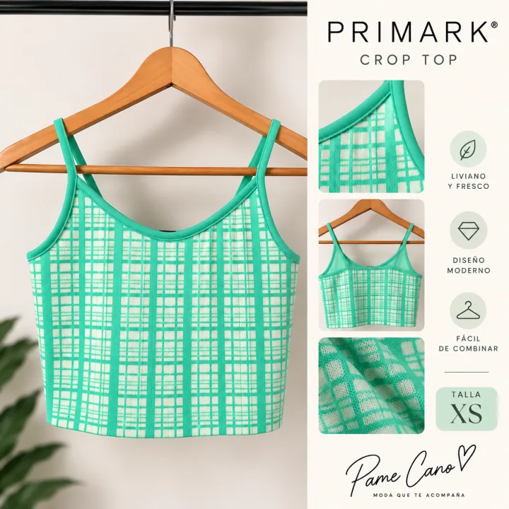 Top de Tiras Verde Menta 💚
