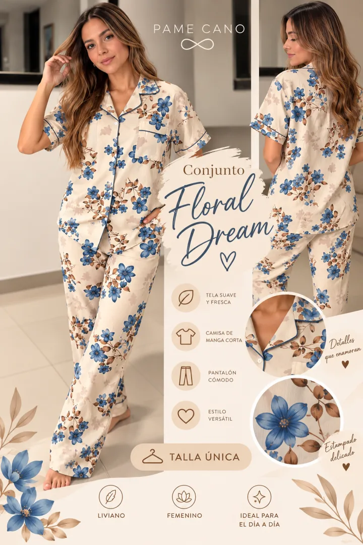 Pijama floral dream
